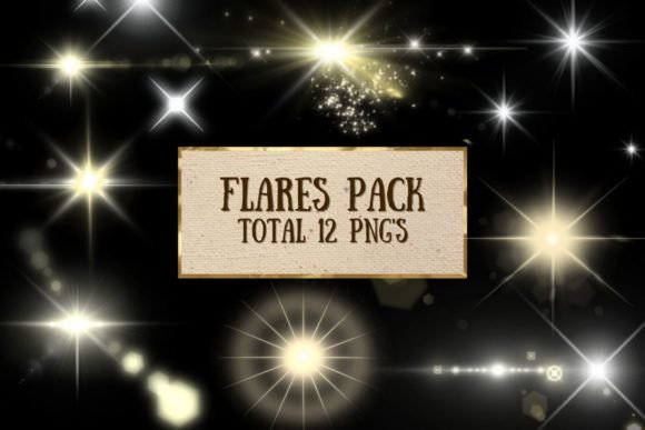 12 Flares PNG Clipart: Enhancing Creativity in Digital and Physical Projects