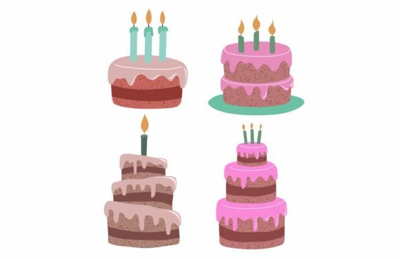 Birthday Cakes Big Set – A Versatile Resource for Creative Projects