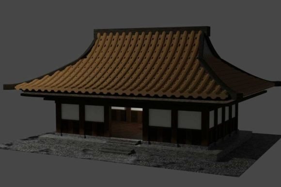 Chinese Siheyuan: A Low Poly 3D Model for Your Projects