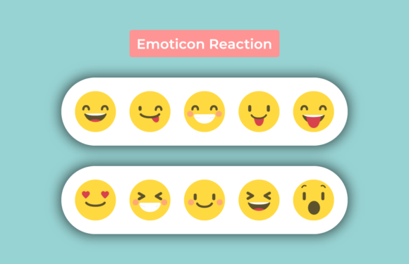 Emoticon Reaction Collection: Express Yourself with Vector Perfection