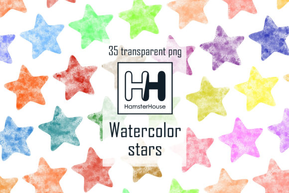 Evaluating Watercolor Rounded Stars for Digital Design Projects