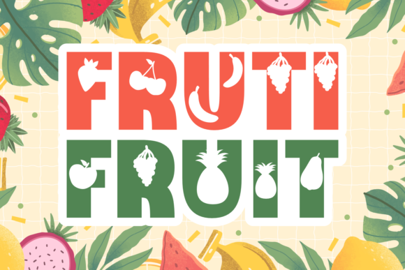 Fruti Fruit: A Bold and Trendy Font for Modern Designers