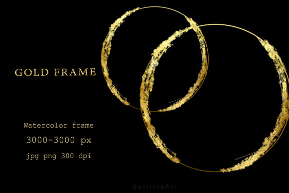 Gold Geometric Frame Sublimation for Modern Design