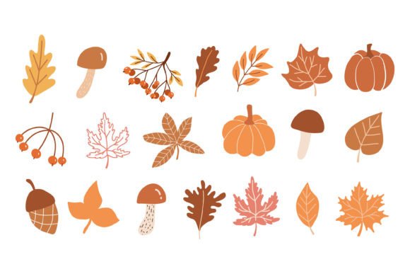 Hand-Drawn Autumn Elements: A Valuable Resource for Creative Professionals