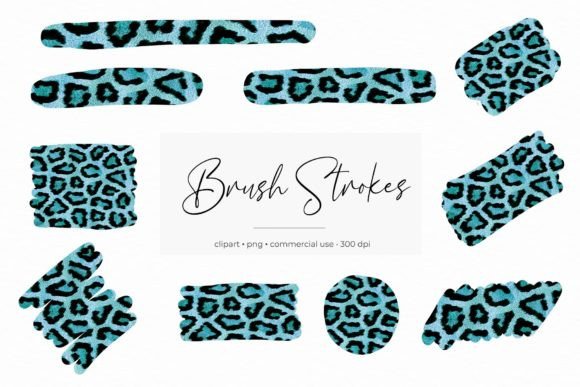 Leopard Brush Strokes: Elevating Designs with Wild Elegance
