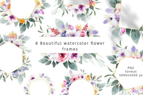 Mastering the Aesthetic: How Watercolor Floral and Leaf Frames Transform Creative Projects