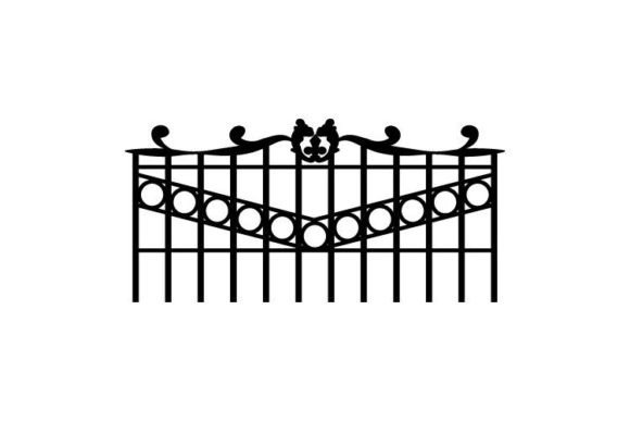 Metal Fence Clipart Design Vector Isolat: Practical Applications for Modern Creators
