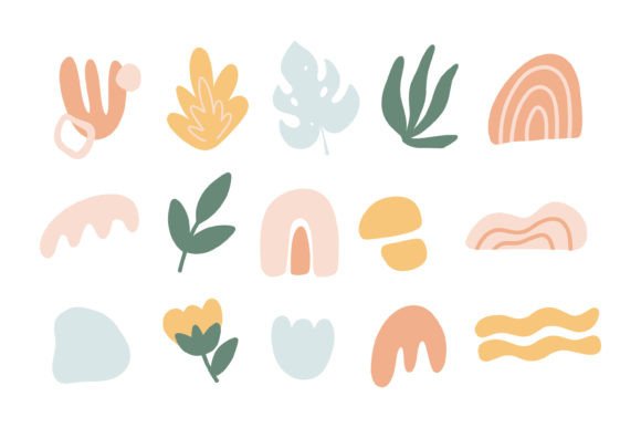 Organic Aesthetic Blob and Abstract Shapes: The Art of Modern Design