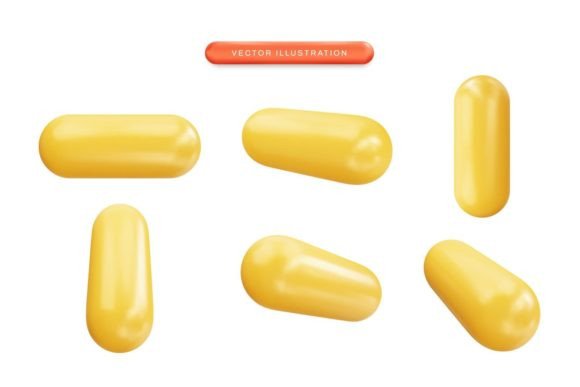 Realistic 3d Capsule Shape