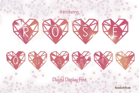 Rose Quartz: The Sparkly Decorative Font for Unique Designs