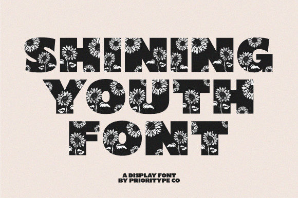 Shining Youth: A Radiant Font for Creative Expression and Branding