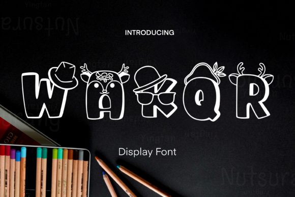 Wakqr: A Unique Font for Modern Branding and Creative Projects